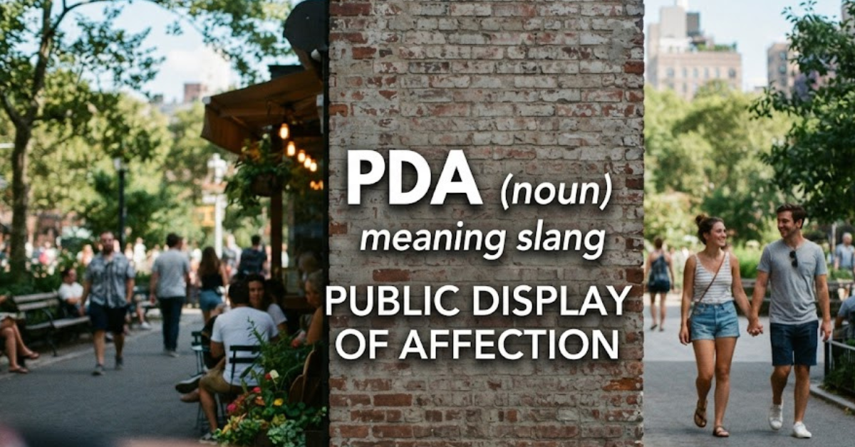 PDA Meaning Slang: What It Means in Relationships