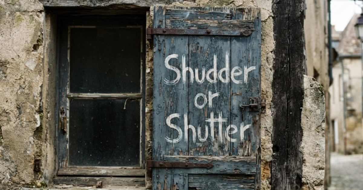 Shudder or Shutter: What's the Difference?